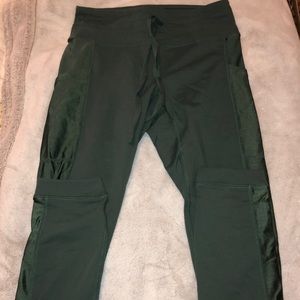 Fabletics powerhold green leggings